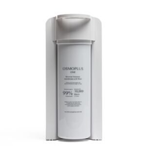 Reverse osmosis water filter with integrated membrane filter for clean drinking water, high efficiency, and long lifespan, ideal for home water purification systems.