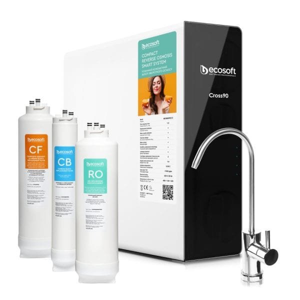 Ecosoft CROSS 90 tiesioginio srauto atvirkštinio osmoso filtras - Vaizdas 4