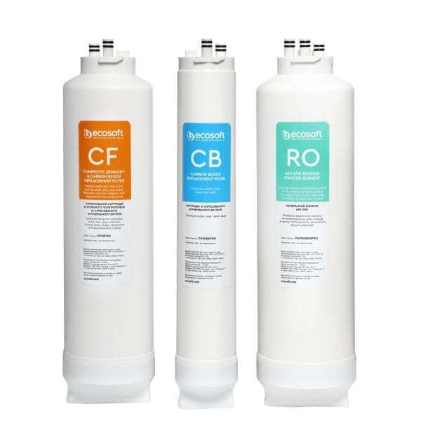 Ecosoft filtrų komplektas su membrana skirtas CROSS90 filtrams - Vaizdas 2