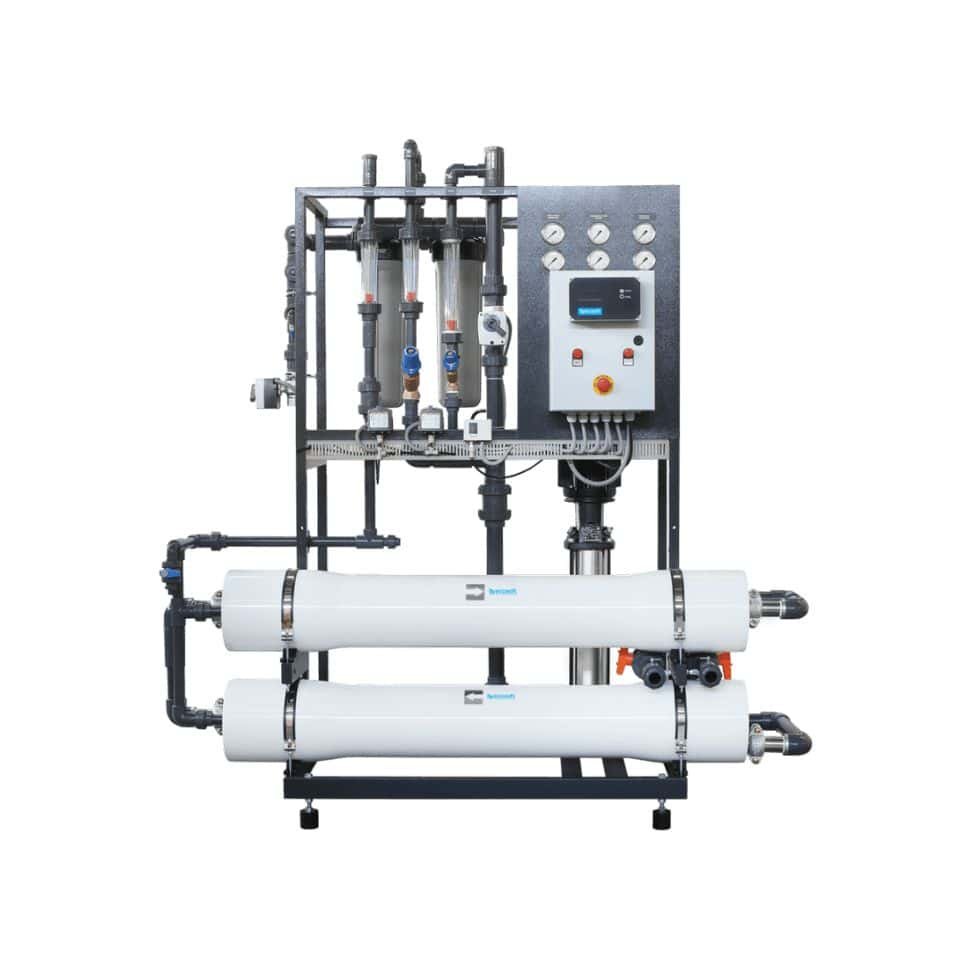 High-capacity industrial water filtration system with advanced reverse osmosis technology for pure and clean water production. Ideal for commercial and residential water treatment applications.