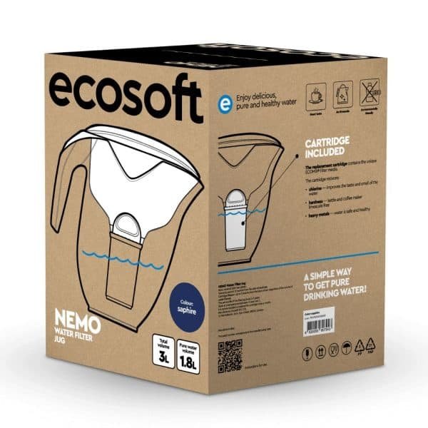 Ecosoft NEMO Sapphire vandens filtravimo ąsotis - Vaizdas 8