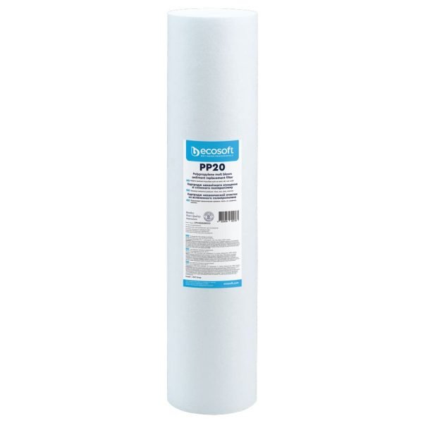 Ecosoft PP nuosėdų filtras BB20 4,5″×20″ 20 mikronų - Vaizdas 2