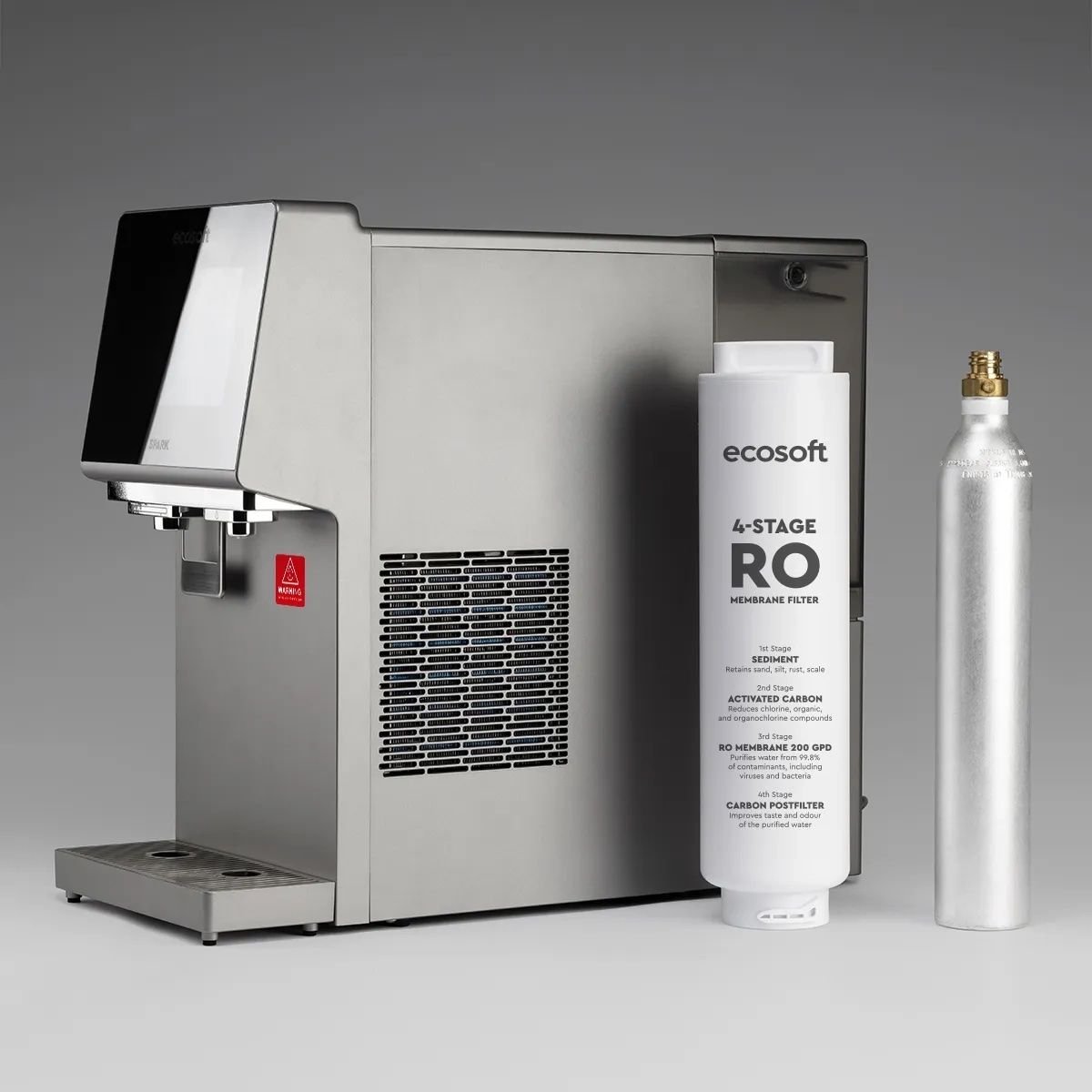 Ecosoft SPARK išmanus gazuoto vandens dozatorius su RO filtravimu - Vaizdas 5