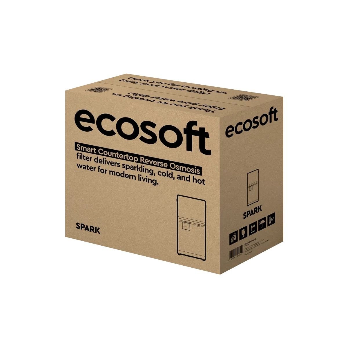 Ecosoft SPARK išmanus gazuoto vandens dozatorius su RO filtravimu - Vaizdas 6