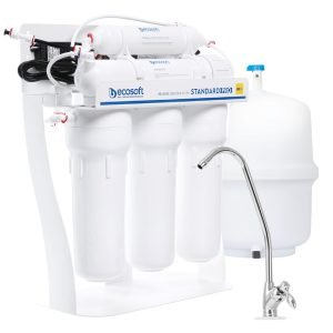 Ecosoft Standard PRO atvirkštinio osmoso filtras su mineralizacija ir siurbliu