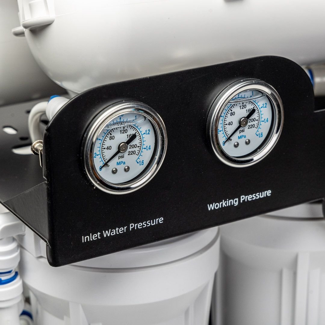 Galinga atvirkštinio osmoso sistema OsmoPlus Pro3 - 800 GPD - su monometrais - Vaizdas 3