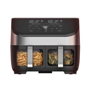 Instant Vortex® Plus Dual Black oro gruzdintuvė su ClearCook (7,6L) 8-in-1