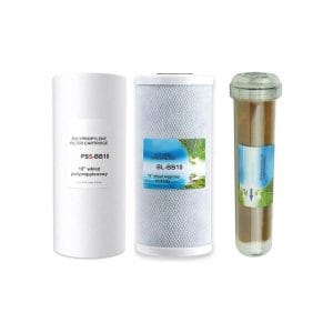 Cartridge set for WATERLOVERS 1000 GPD DEMI systems