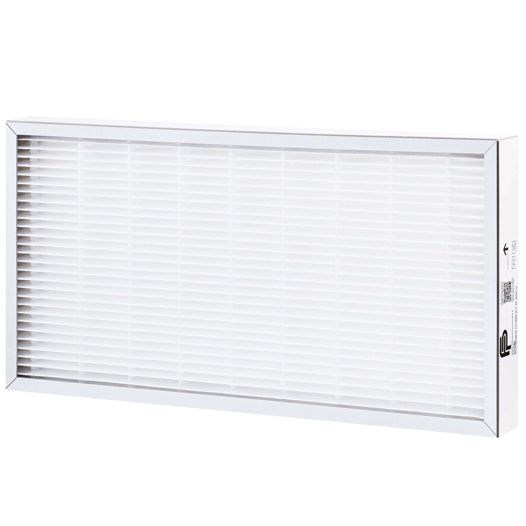 High-quality white HVAC air filter for improved indoor air purification and allergy relief, compatible with filterplace.eu systems.