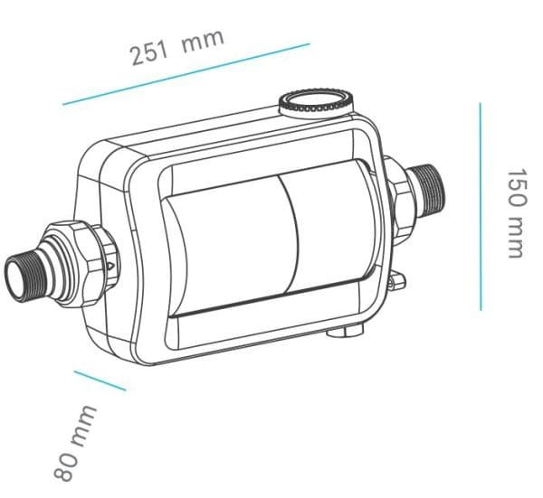 Mechaninis praplaunamas filtras Kinetico FilterMax - Vaizdas 3