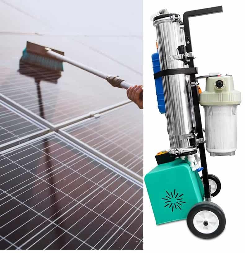 Mobili nerūdijančio plieno dejonizuoto vandens filtravimo sistema su RO membranomis - Vaizdas 7