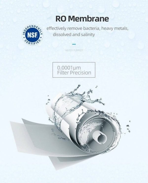 Moderni atvirkštinio osmoso sistema WaterLovers Snow Burg - Vaizdas 7