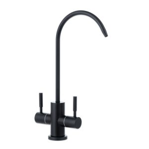 RO sistemos dvigubas vandens maišytuvas WaterLovers GF 07 Black