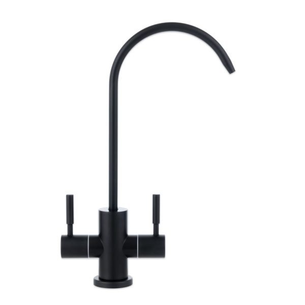 RO sistemos dvigubas vandens maišytuvas WaterLovers GF 07 Black - Vaizdas 4