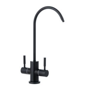 RO sistemos dvigubas vandens maišytuvas WaterLovers GF 07 Black