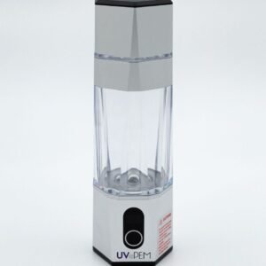 UV water sterilizer for home use, portable UV-C LED water purifier with digital control for safe drinking water. Ideal for residential or travel hydration needs.