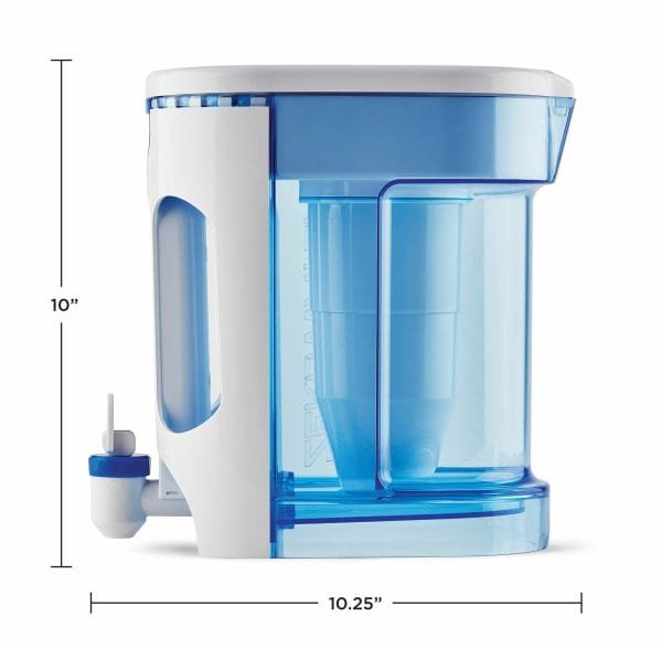 ZEROWATER 12 STIKLINIŲ / 2.8L FILTRAS (NAUJAS MODELIS) - Vaizdas 5